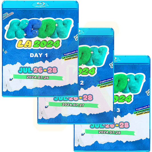 Blu-ray KCON 2024 IN LA 3枚SET 2024.07.26-28 - NCT127 / ENHYPEN / BOYNEXTDOOR / TWS / NMIXX / ZEROBASEONE / Shinee TAEMIN 他 - CON KPOP ブルーレイ