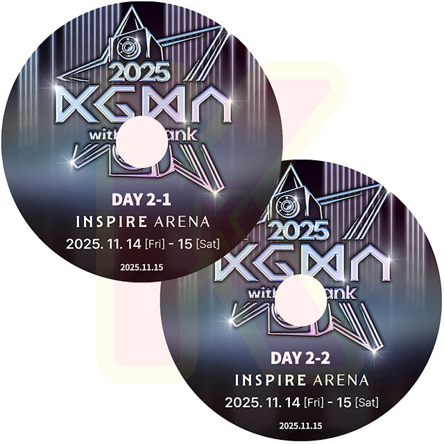 K-POP DVD 2025 KGMA (KOREA GRAND MUSIC AWARDS) DAY2 2枚Set 2025.11.15 K-POP音楽授賞式 KPOP DVD