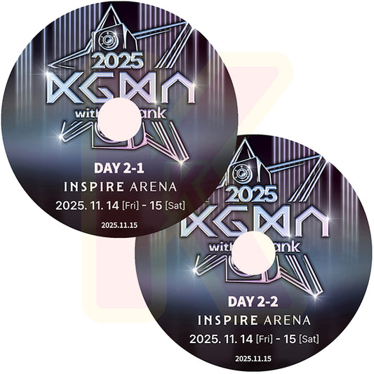 K-POP DVD 2025 KGMA (KOREA GRAND MUSIC AWARDS) DAY2 2枚Set 2025.11.15 K-POP音楽授賞式 KPOP DVD