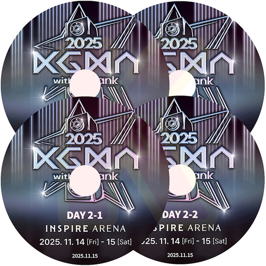 K-POP DVD 2025 KGMA (KOREA GRAND MUSIC AWARDS) DAY1-2 4枚Set 2025.11.14/15 CON KPOP DVD