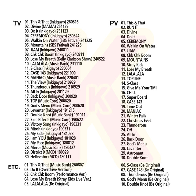 Blu-ray Stray Kids 2026 SPECIAL EDITION - This & That / Do It / DIVINE 他 - SKZ スキズ ストレイキッズ KPOP ブルーレイ