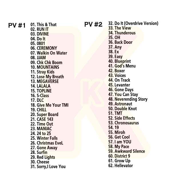 Blu-ray Stray Kids 2026 BEST PV Ver2. - This & That / RUN IT / Do It / DIVINE / CEREMONY / Walkin On Water / JJAM / Chk Chk Boom 他 -  ストレイキッズ KPOP ブルーレイ
