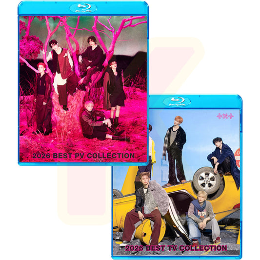 Blu-ray TXT 2026 BEST PV / TV 2枚SET- Stick With You / Beautiful Strangers / Love Language 他 - トゥモローバイトゥゲザー KPOP ブルーレイ
