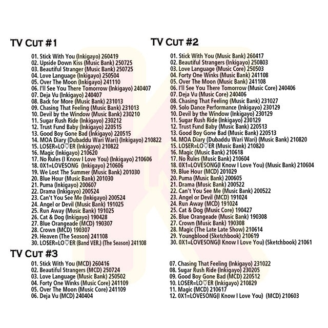 Blu-ray TXT 2026 BEST TV  - Stick With You / Beautiful Strangers / Love Language 他 - トゥモローバイトゥゲザー KPOP ブルーレイ