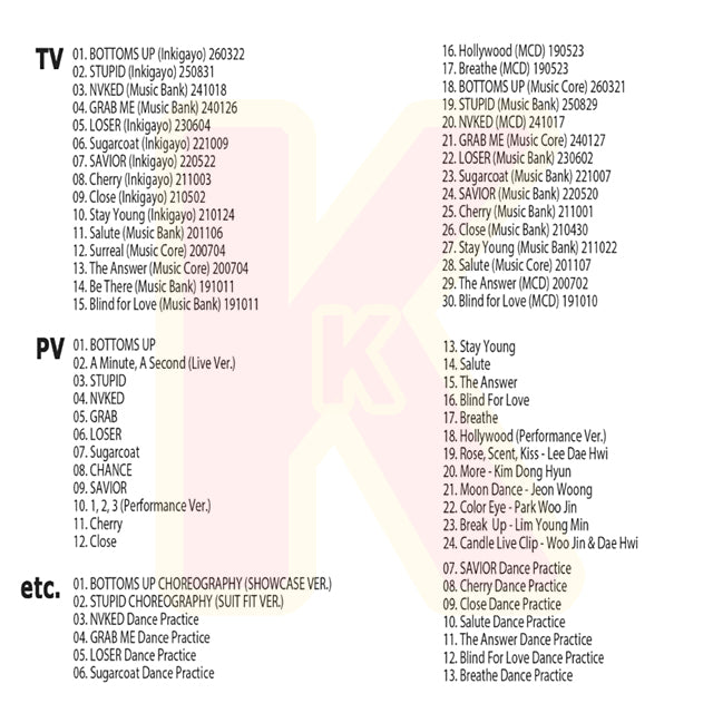 Blu-ray AB6IX 2026 SPECIAL EDITION - BOTTOMS UP / STUPID / NVKED 他 - エービーシックス KPOP ブルーレイ