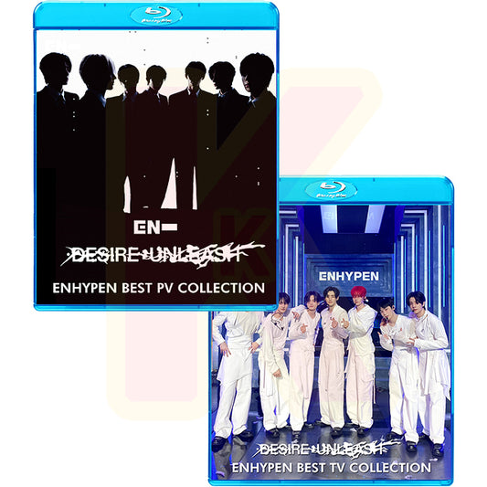Blu-ray ENHYPEN 2025 BEST PV & BEST TV 2枚セット - Bad Desire 他 - エンハイフン K-POP ブルーレイ