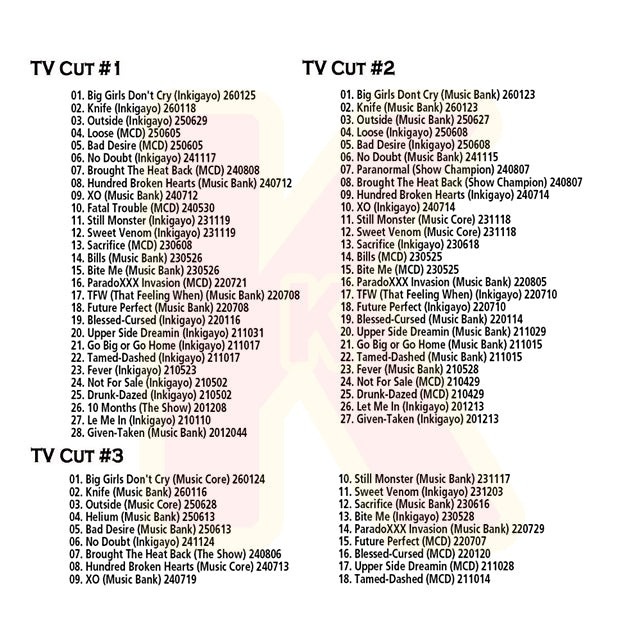 Blu-ray ENHYPEN 2026 BEST TV - Knife / Bad Desire / No Doubt / Brought The Heat Back / XO 他 -  エンハイフン K-POP ブルーレイ