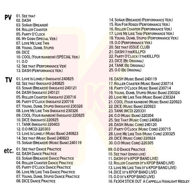 Blu-ray NMIXX 2024 2nd SPECIAL EDITION - See that? DASH Soñar (Breaker) 他 - NMIXX エンミックス リリー ヘウォン ソリュン ジニ ベイ ジウ ギュジン K-POPブルーレイ