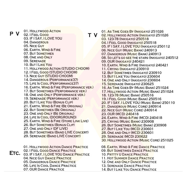 Blu-ray BOYNEXTDOOR 2025 3rd SPECIAL EDITION - Hollywood Action / I Feel Good 他 - ボーイネクストドア KPOP ブルーレイ
