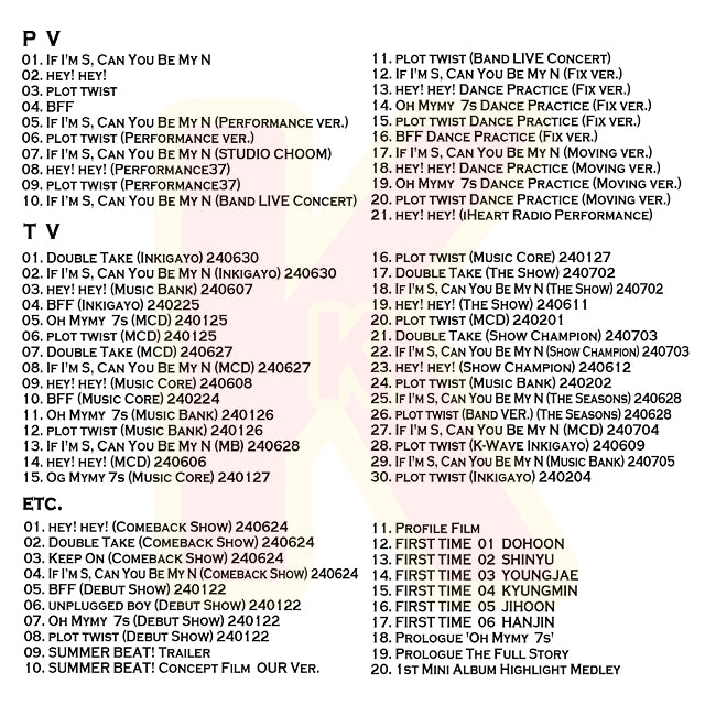 Blu-ray TWS 2024 2nd SPECIAL EDITION - If I’m S, Can You Be My N? / hey! hey! / Plot Twist 他 - TWS トゥアス KPOP ブルーレイ