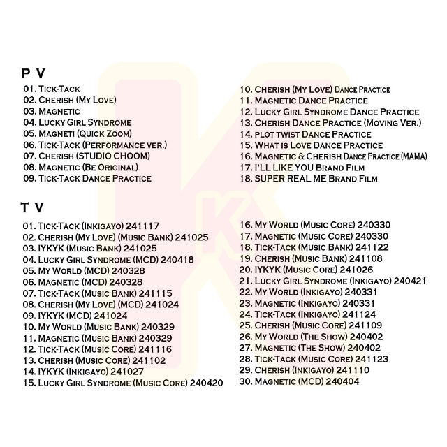 Blu-ray ILLIT 2024 2nd SPECIAL EDITION - Cherish / IYKYK / Magnetic 他 -アイリット ユナ ミンジュ モカ ヨンソ ウォンヒ イロハ KPOP ブルーレイ