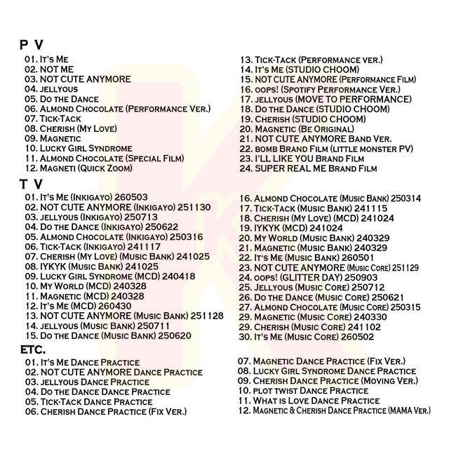 Blu-ray  ILLIT 2026 SPECIAL EDITION -  It’s Me / NOT CUTE ANYMORE 他 - I’LL-IT アイリット KPOP ブルーレイ