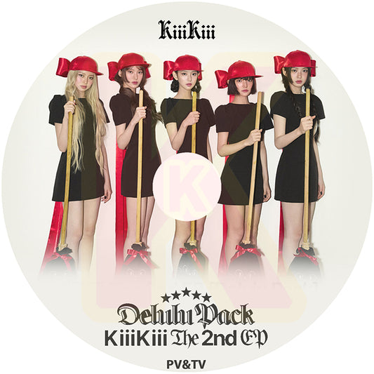 K-POP DVD KiiiKiii 2026 PV&TV - 404 (New Era) / DANCING ALONE / BTG / I DO ME 他 - キキ KPOP DVD