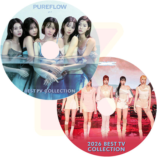 K-POP DVD LE SSERAFIM 2026 BEST 2枚SET - BOOMPALA / CELEBRATION / SPAGHETTI / DIFFERENT / HOT / CRAZY / EASY / Perfect Night / UNFORGIVEN / ANTIFRAGILE / FEARLESS 他 - KPOP DVD