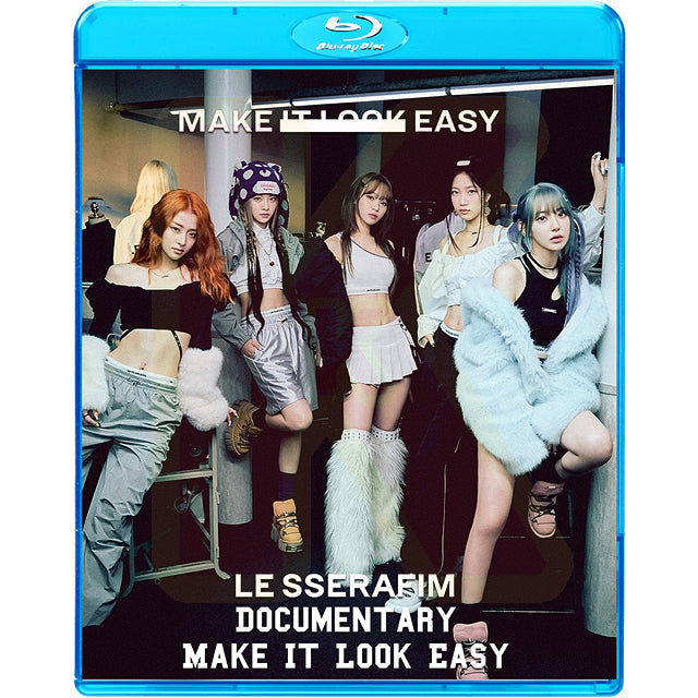 Blu-ray LE SSERAFIM 2024 Documentary 'Make It Look Easy' ep01-ep05 日本語字幕あり LESSERAFIM ルセラフィム KPOP ブルーレイ
