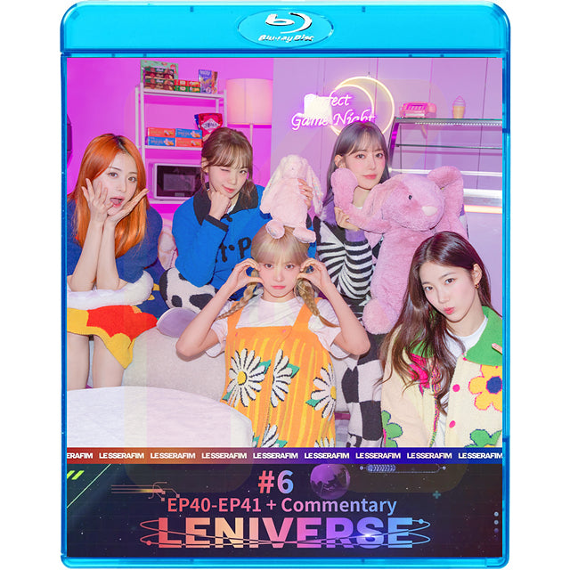 Blu-ray LE SSERAFIM LENIVERSE #6 EP40-EP41+Commentary 日本語字幕あり ル セラフィム LESSERAFIM K-POP ブルーレイ