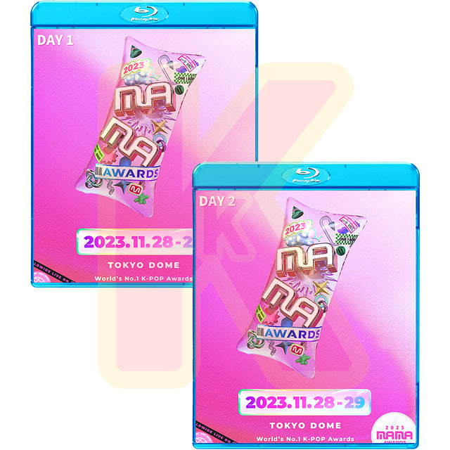 Blu-ray 2023 Mnet Asia Music Awards 2枚SET 2023.11.28/29 - SEVENTEEN / ENHYPEN / TXT / LE SSERAFIM / KEP1ER / TVXQ 他 - 音楽番組収録 Awards ブルーレイ