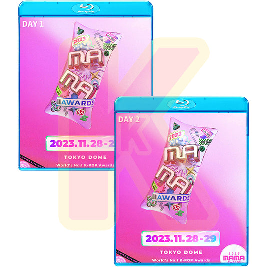 Blu-ray 2023 Mnet Asia Music Awards 2枚SET 2023.11.28/29 - SEVENTEEN / ENHYPEN / TXT / LE SSERAFIM / KEP1ER / TVXQ 他 - 音楽番組収録 Awards ブルーレイ