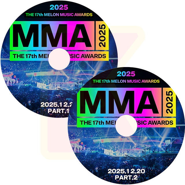 K-POP DVD 2025 MMA [Melon Music Awards] 2枚SET 2025.12.20 K-POP音楽授賞式 KPOP DVD