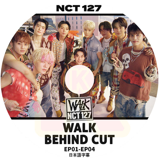 K-POP DVD NCT127 WALK BEHIND CUT EP01-EP04 日本語字幕あり エヌシーティー127 KPOP DVD