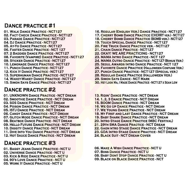 Blu-ray NCT 2024 DANCE PRACTICE - WALK 他 - エヌシーティー NCTU NCT127 NCT DREAM KPOP ブルーレイ