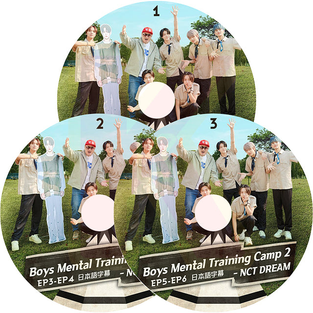 K-POP DVD NCT DREAM Boys Mental Training Camp2 3枚SET EP1-EP06 日本語字幕あり NCT Dream エヌシーティーDream KPOP DVD