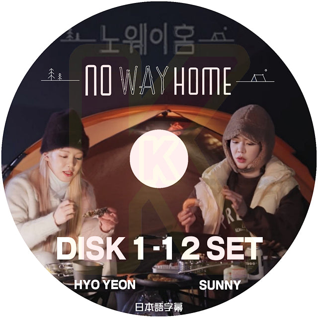 K-POP DVD NO WAY HOME 12枚SET 完 日本語字幕あり SNSD 少女時代 GIRLS GENERATION ヒョヨン HYO YEON サニー SUNNY KPOP DVD