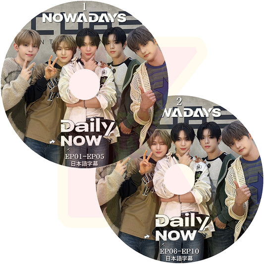 K-POP DVD NOWADAYS Daily NOW 2枚set EP01-EP10 日本語字幕あり ナウアデイズ ヒョンビン ユン ヨンウ ジンヒョク シユン KPOP DVD