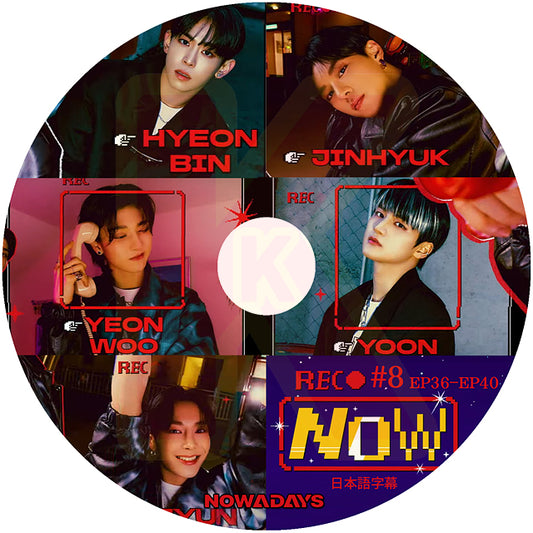 K-POP DVD NOWADAYS REC NOW #8 EP36-EP40 日本語字幕あり ナウアデイズ ヒョンビン ユン ヨンウ ジンヒョク シユン KPOP DVD