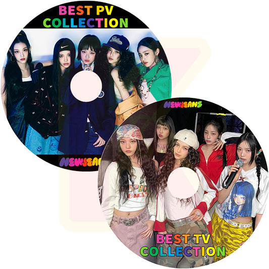 K-POP DVD NewJeans 2024 BEST PV / BEST TV  2枚SET - Right Now Supernatural 他 -  ニュージーンズ KPOP DVD