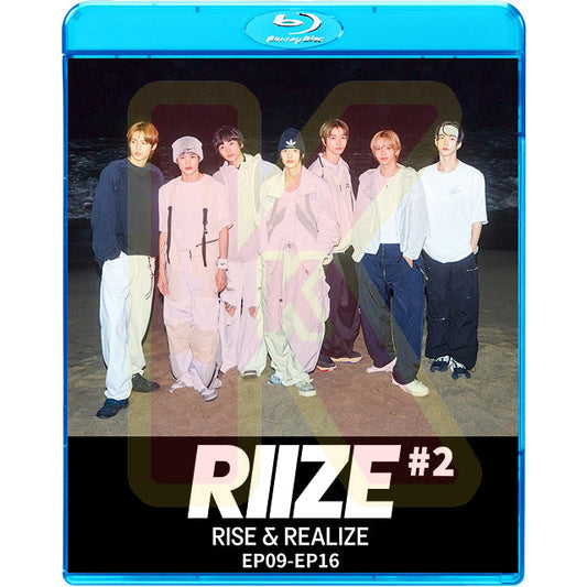 Blu-ray RIIZE RISE&REALIZE #2 EP09-EP16 日本語字幕あり RIIZE ライズ  韓国番組収録 KPOP ブルーレイ