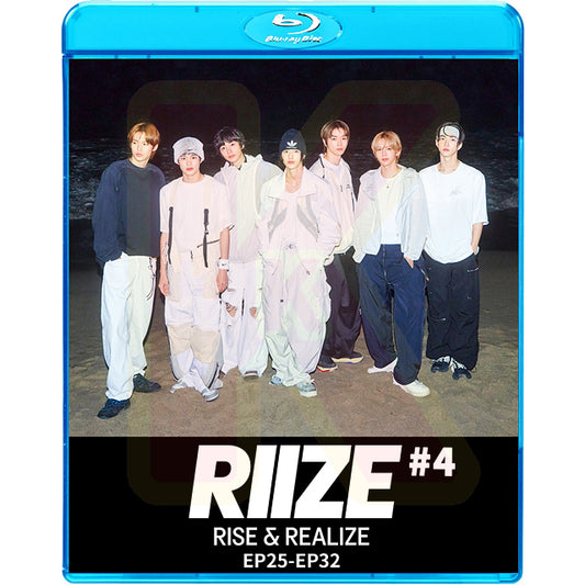 Blu-ray RIIZE RISE&REALIZE #4 EP25-EP32 日本語字幕あり RIIZE ライズ  韓国番組収録 KPOP ブルーレイ