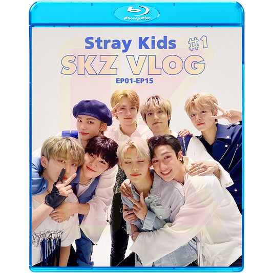 Blu-ray Stray Kids SKZ VLOG #1 EP01-EP15 日本語字幕あり ストレイキッズ K-POP ブルーレイ