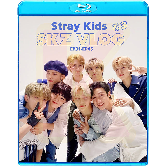 Blu-ray Stray Kids SKZ VLOG #3 EP31-EP45 日本語字幕あり ストレイキッズ K-POP ブルーレイ