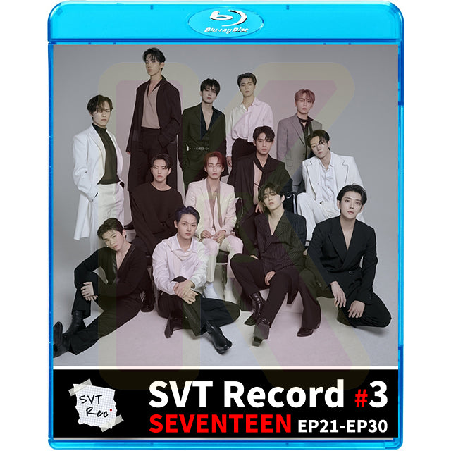 Blu-ray SEVENTEEN SVT Record #3 EP21-EP30 日本語字幕あり セブンティーン セブチ K-POP ブルーレイ