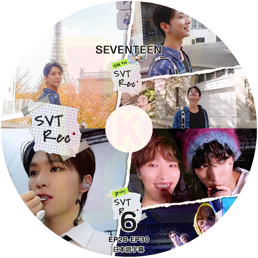 K-POP DVD SEVENTEEN RECORD #6 EP26-EP30 日本語字幕あり SEVENTEEN セブンティーン セブチ KPOP DVD