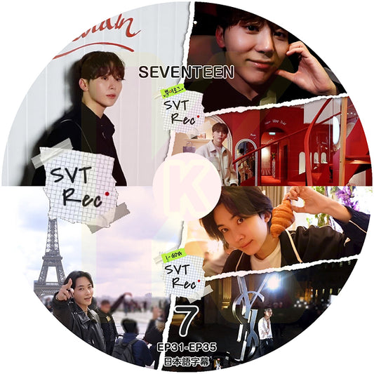 K-POP DVD SEVENTEEN RECORD #7 EP31-EP35 日本語字幕あり SEVENTEEN セブンティーン セブチ KPOP DVD