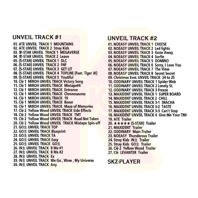 Blu-ray STRAY KIDS 2024 BEST PV #2 UNVEIL TRACK ストレイキッズ K-POP ブルーレイ