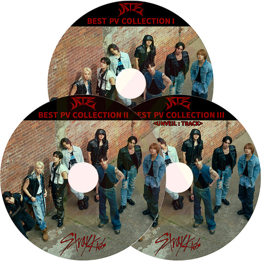 K-POP DVD STRAY KIDS 2024 BEST PV 3枚SET - JJAM Chk Chk Boom Lose My Breath LALALALA S-Class CASE 144 MANIAC Thunderous 他 - ストレイキッズ KPOP DVD