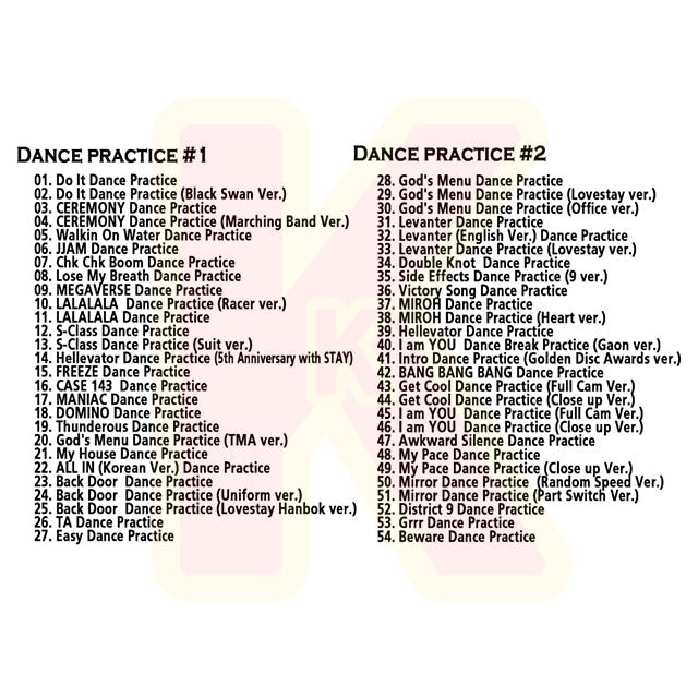 Blu-ray Stray Kids 2025 2nd DANCE PRACTICE - Do It 他 - DANCE PRACTICE ストレイキッズ KPOP DVD