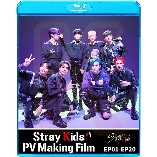 Blu-ray Stray Kids PV Making Film #1 EP01-EP20 日本語字幕あり ストレイキッズ K-POP ブルーレイ