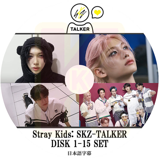 K-POP DVD Stray Kids SKZ-TALKER 15枚SET EP01-EP72 日本語字幕あり SKZ ストレイキッズ KPOP DVD