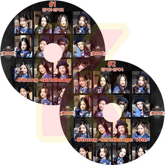K-POP DVD tripleS Strong Girl:Badge War 2枚SET EP01-EP04 日本語字幕あり tripleS トリプルエス KPOP DVD