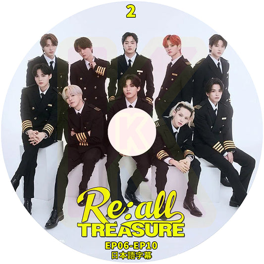 K-POP DVD TREASURE Re:all #2 EP06-EP10 日本語字幕あり トレジャー KPOP DVD