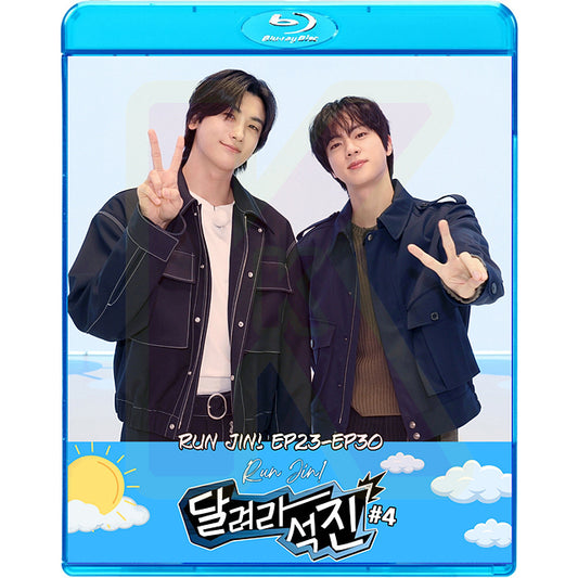 Blu-ray バンタン RUN JIN #4 EP23-EP30 日本語字幕あり バンタン ジン キムソクジン BANGTAN KPOP ブルーレイ
