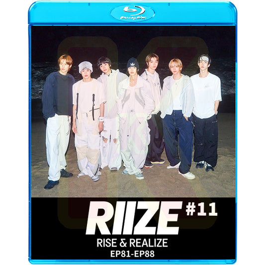 Blu-ray RIIZE RISE&REALIZE #11 EP81-EP88 日本語字幕あり ライズ KPOP ブルーレイ