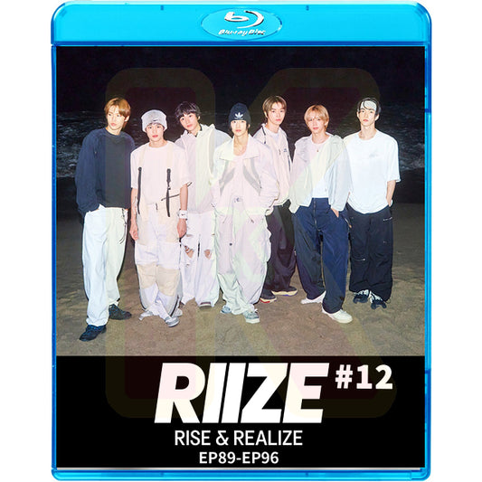 Blu-ray RIIZE RISE&REALIZE #12 EP89-EP96 日本語字幕あり ライズ KPOP ブルーレイ