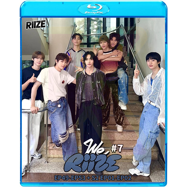 Blu-ray RIIZE We RIIZE #7 EP49-EP53 + S2 EP01-EP02 日本語字幕あり ライズ KPOP ブルーレイ