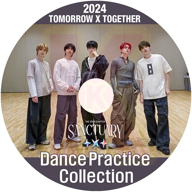 K-POP DVD TXT 2024 2nd DANCE PRACTICE - Over The Moon 他 - トゥモローバイトゥゲザー ヨンジュン スビン ヒュニンカイ テヒョン ボムギュ KPOP DVD