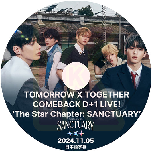 K-POP DVD TXT COMEBACK D+1 LIVE ! 'The Star Chapter: SANCTUARY' 2024.11.05 日本語字幕あり トゥモローバイトゥゲザー KPOP DVD
